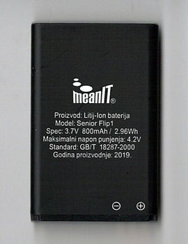 MEANIT BATERIJA ZA FLIP 1 800 mAh